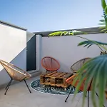 Escapade Tropicale Fibre, Terrasse,parking,clim Apartmán *